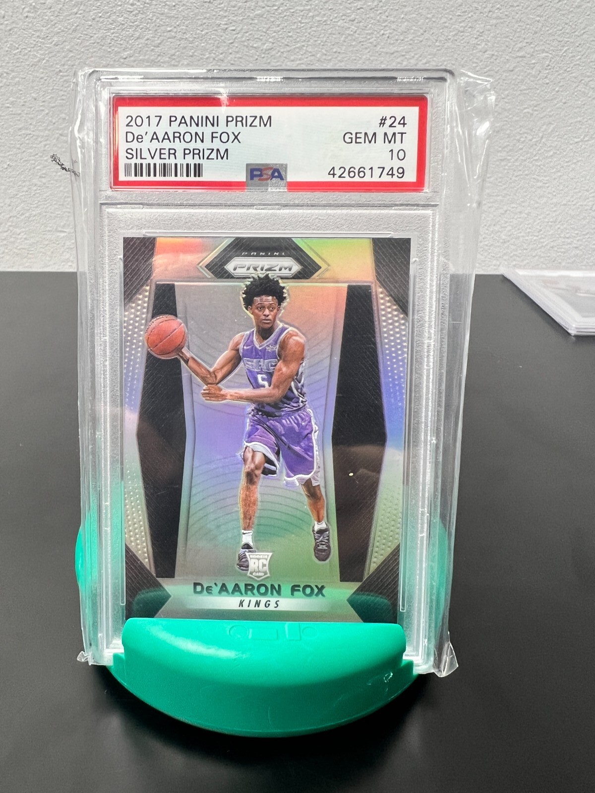 NBA Prizm De’Aaron Fox RC silver PSA10 24 DE'AARON FOX SILVER PRIZM RC 2017 - PSA GRADE 10 | eBay