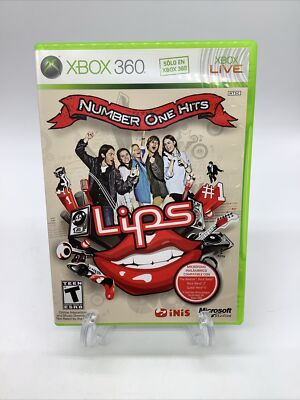 Lips: Number One Hits (Microsoft Xbox 360) Pre-owned Free Shipping