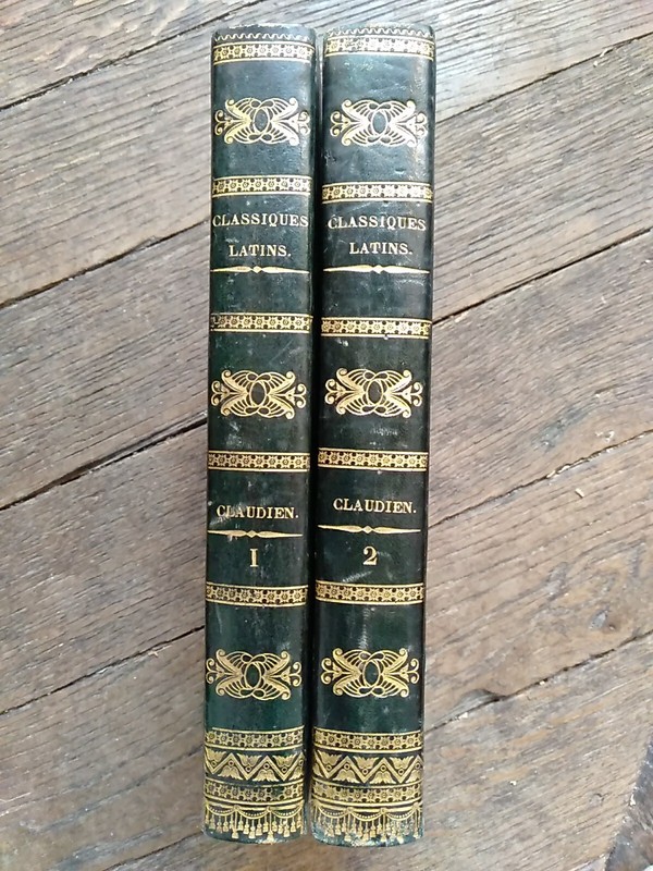 Claudien - ŒUvres - Panckoucke - 1830 - Bilingue - Reliure - Latin