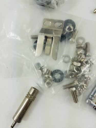 Vintage Lot Microphone Parts CB Desk Radio recorder headphone parts antenna m-4