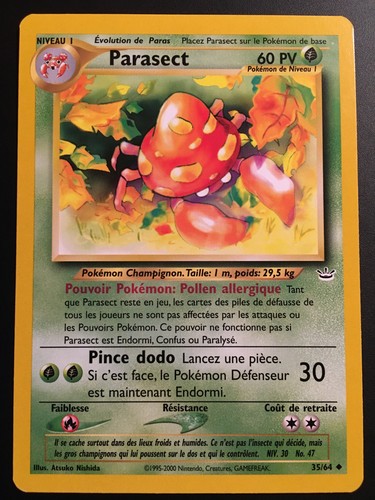 Pokemon Individual Cards Carte Pokemon Parasect 5 149 Rare Reverse Soleil Et Lune 1 Sl1 Fr Neuf Sportsedge Co In