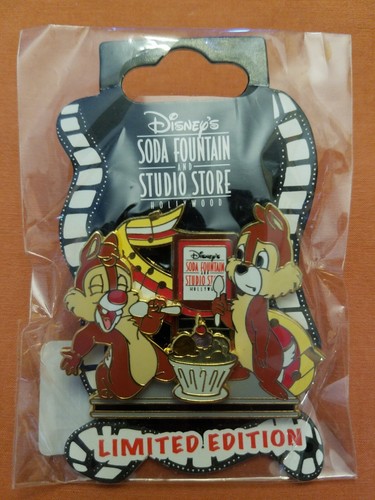 Disney Soda Fountain Pin 71336 DSF Jukebox Singing Chip and
