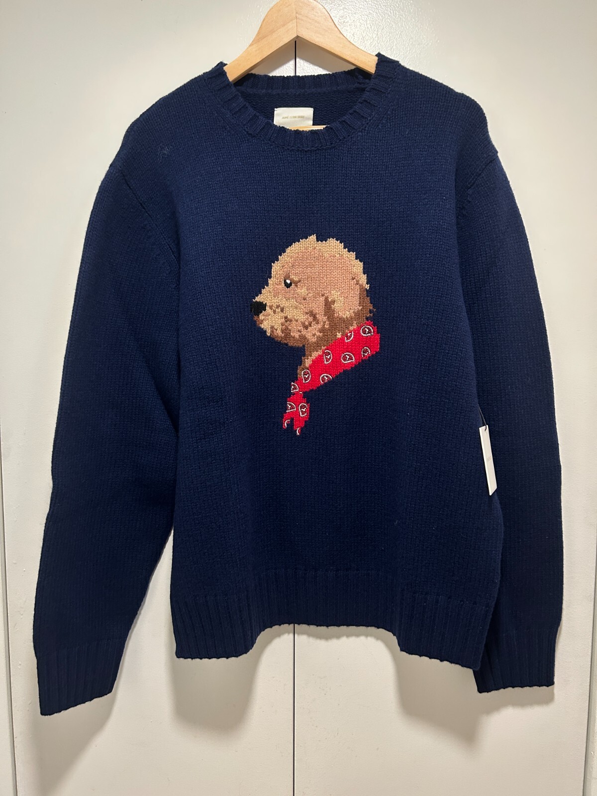 AIME LEON DORE ニット・セーター L ベージュx紺x赤等 楽天市場