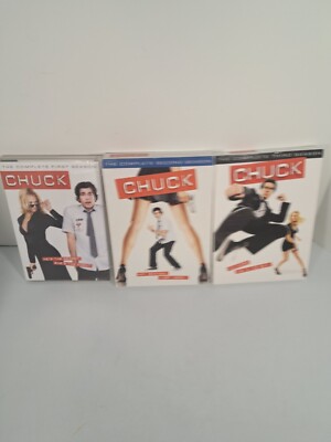 Chuck Seasons 1-3 DVD Box Sets