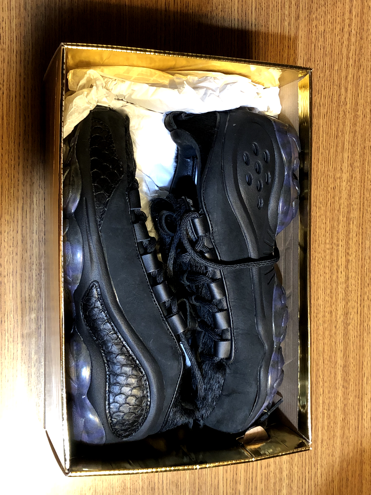 Pre-owned Reebok Size Us 9.5  Cam Ron Dmx Run Harlem Nights Brand In Box Classic 9 1/2 In Black