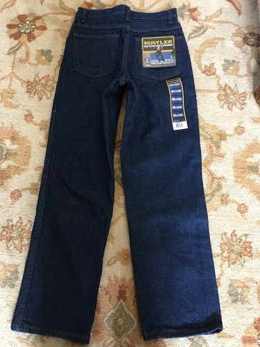 RUSTLER by WRANGLER Denim Jeans 16 Reg 27x30 Relaxed Fit Cotton NWT Fast Ship
