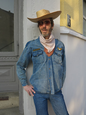ジャケット・アウター AMERI DETACHABLE SLEEVE DENIM SHIRT UB901 14.5oz Indigo Selvedge Denim Jacket | The Unbranded Brand