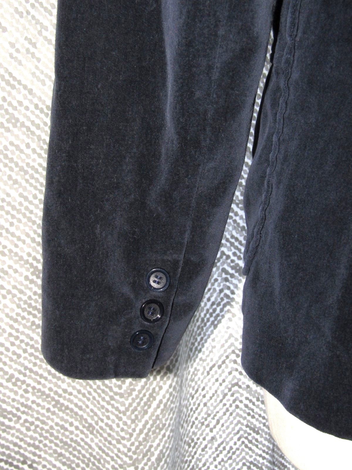 Vintage TR Bentley Womens Velvet Blazer Size 12 Suit Jacket Royal Blue JAPAN