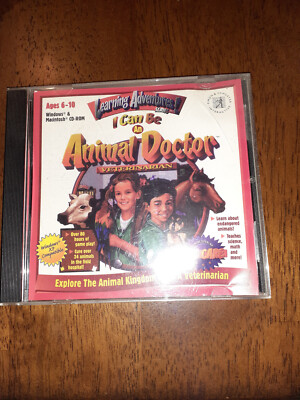   Learning Advs.-I Can Be An Animal Doctor (PC CD-ROM, 1998)-Win95/98/Me/XP
