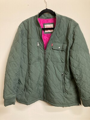 Levi's Ladies' Quilted Jacket, Full Zip, Fabric Lined  5-Pockets, Choose Size