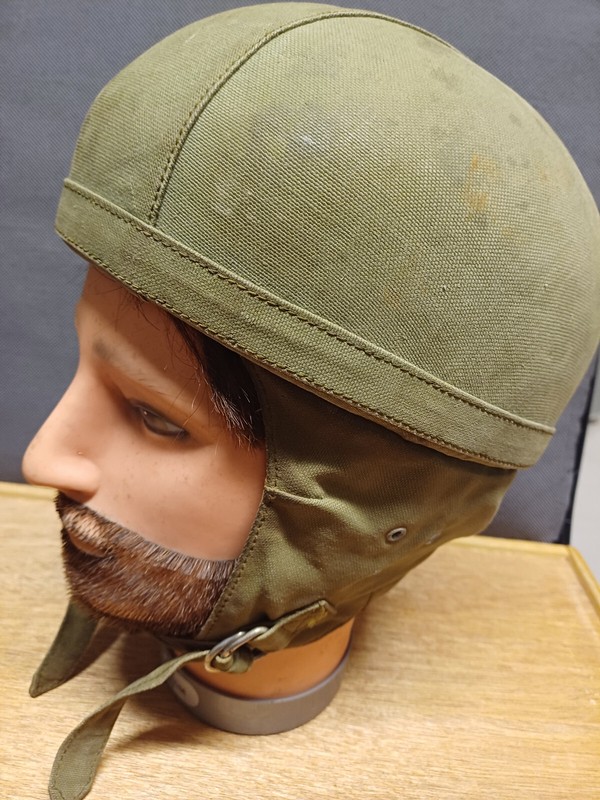 Ancien Casque Militaire De Saut Tap Mod.50 Type GuÃ©Neau 202 - AnnÃ©Es 50