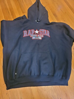 vintage johnny blaze sweatshirt hoodie xl embroidered wu tang clan method man 224670268833