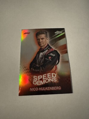 2024 Topps Chrome Formula 1 F1 Nico Hulkenberg Speed Demons Insert Refractor