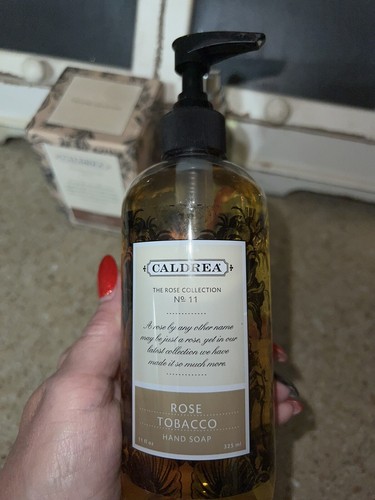 CALDREA Vintage No. 11 Rose Tobacco Scented Candle Hand Soap Room Fragrance NEW
