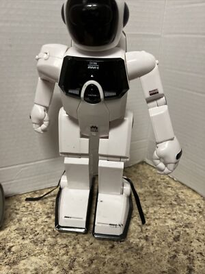 Vintage Silverlit Maxibot Max 1 GX 386 Programmable Remote White 12'' Robot