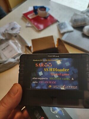 Sega Saturn HD Loader SAROO SS Everdrive Use SD Card Read FAST USA SHIPPING