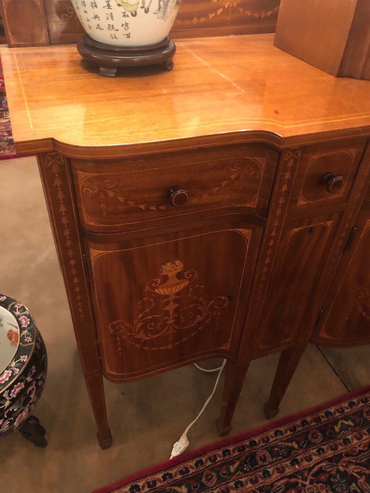 Circa 1910 English Edwardian Sideboard