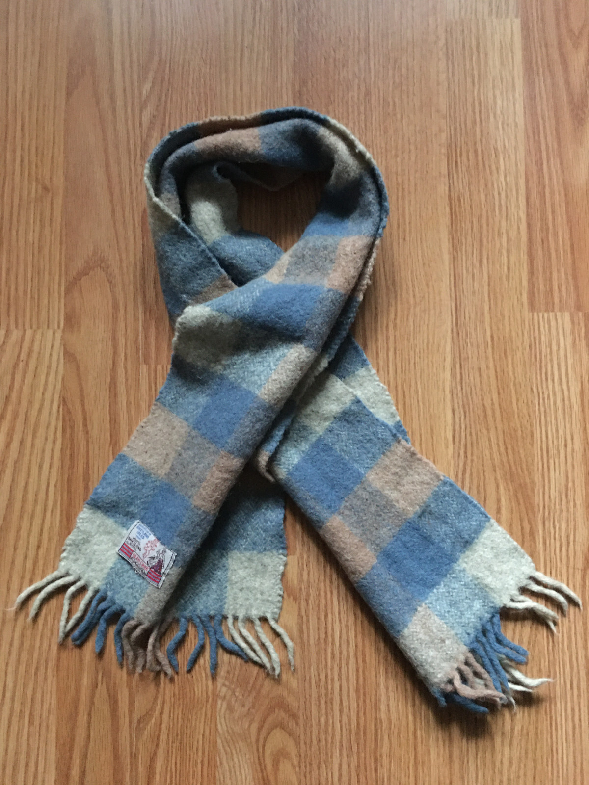 【美品】GLEN GORDON　 SIDE FRINGE SCARF（S） Gren Gordon, グレンゴードン, NGS1752, Side Fringe Scarf