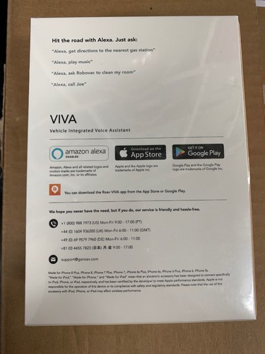 Roav VIVA, by Anker, Alexa-Enabled 2-Port USB Car Charger for In-Car Navigation,