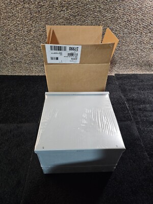 HOFFMAN 12x12x8 Enclosure A12R128 NEMA Type 3R w/ KOs Screw-Cover Drip-Shield