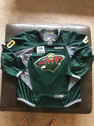 Ryan Suter Minnesota Wild Game Used Practice Jersey - Green
