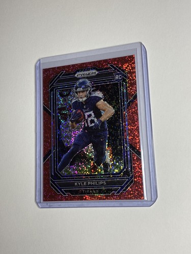 Kyle Philips 2022 Panini Prizm Red Sparkle Rookie #357 RC SP