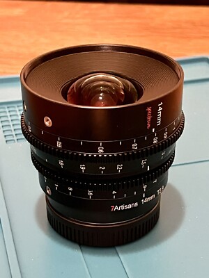 7Artisans 14mm T2.9 cinema lens (RF Mount)