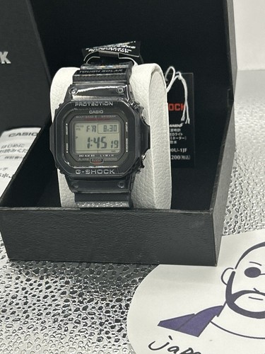 Pre-owned Casio G-shock Gw-s5600u-1jf Origin Solar Radio Carbon Fiber Digital Men`s Watch