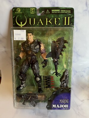 1998  QUAKE II Series 1 Marine Major With Barracuda Shark NIB