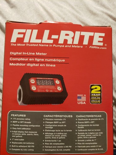 Fill-Rite Digital In-Line Meter