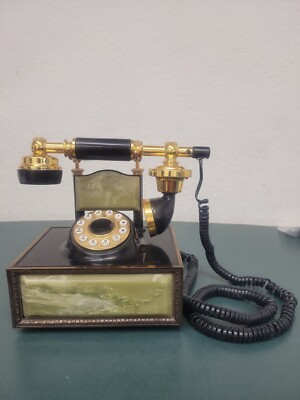 Vintage American Telecommunications Deco-Tel Telephone Push Button Untested 
