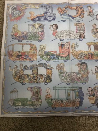 2019 Krewe Of Chaos Parade Bulletin Mardi Gras New Orleans