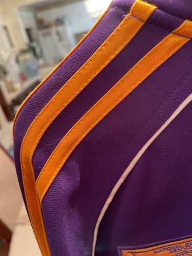 Rare Vintage Adidas Los Angeles Lakers Championship Banner Jacket Sz Large
