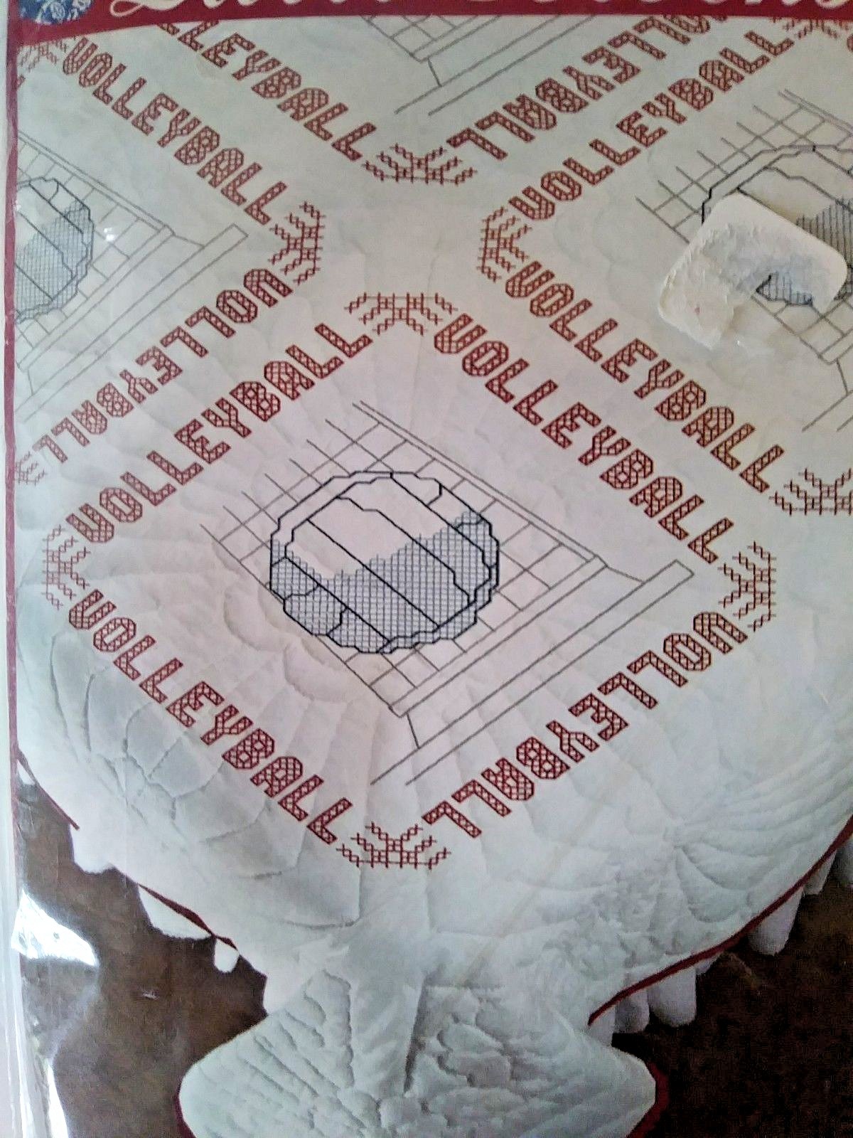 Fairway Quilt Blocks 91608 Needlecraft  VolleyBall 6 Blocks 17 1/4 x 17 x 1/4