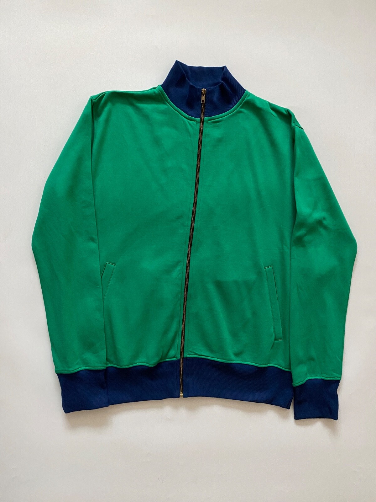 Mens Green Jersey Zip Jacket  M, 5XL - Picture 1 of 4