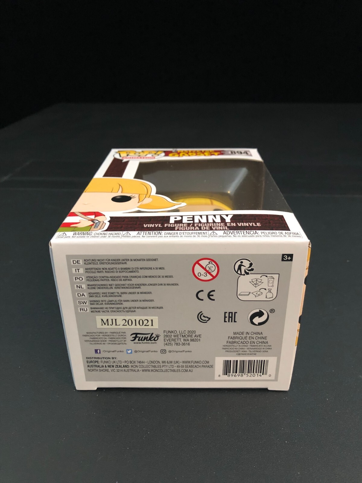Inspector Gadget Penny #894 Funko Pop Cartoon 80s