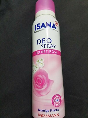Isana deodrant spray - Secret Rose
