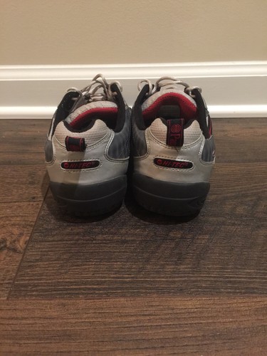 HI-TEC Fencing Mens Size 8 M Gray Black Red Shoes Sneakers
