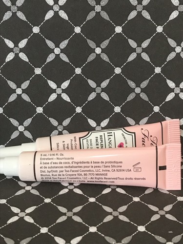 Too Faced Primer & 1X Peachy Matte Primer & 2 X HangoverRx *NEW* Travel Size