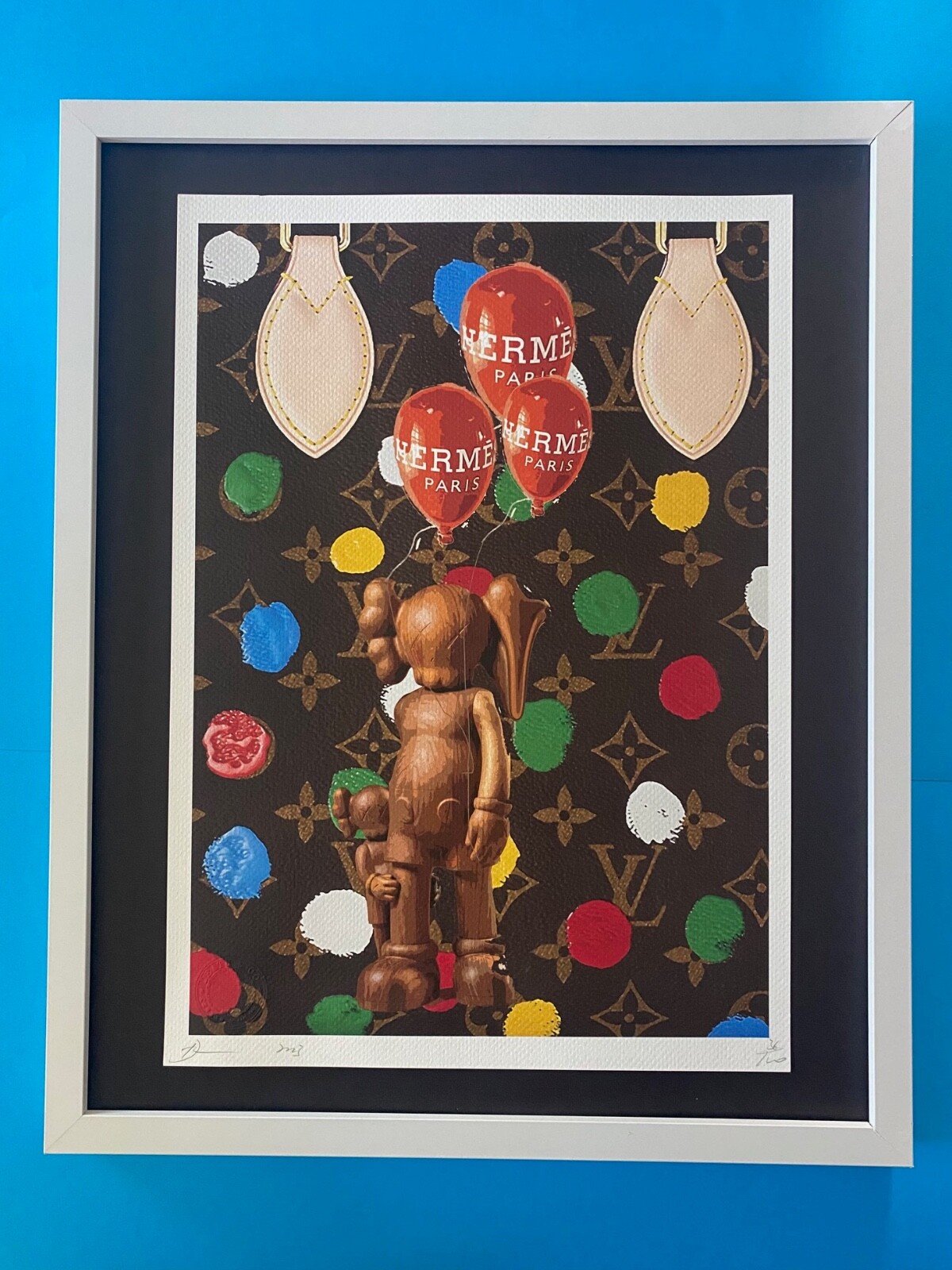 Death NYC LG Framed 16x20in Pop Art Original Certified