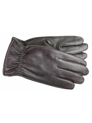 

GLOVES INTERNATIONAL Мужские коричневые кожаные перчатки без шнурков, Коричневый