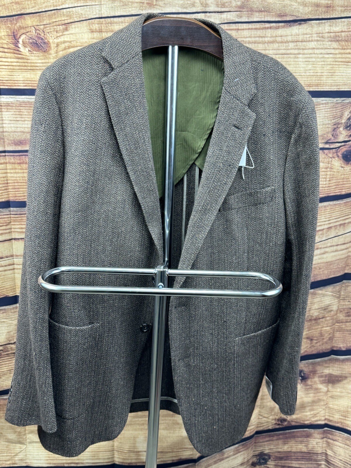 TODD SNYDER チェスターコート L ダークグレー Todd Snyder Blazer - Suit Jacket Only Brown Plaid Jacket 46R
