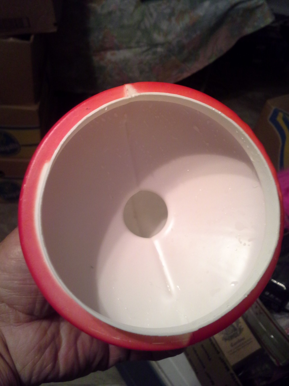 Empire Plastic Blow Mold Santa Claus Cookie Jar 1973