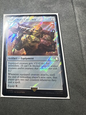 Nuka-Nuke Launcher - Fallout - Near Mint Surge Foil EN MTG  Card #666 Magic!