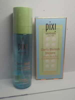 Pixi Skintreats Clarity Mist &Blemish Sticker Pimple Patchea Set #All Full Size 
