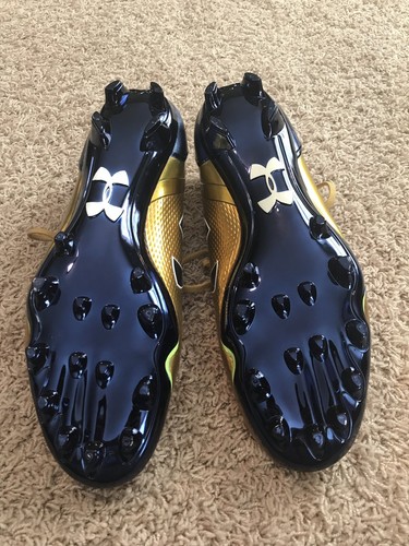 Notre Dame Irish Football Under Armour Team Issued 2015 Cleats New Size 13 ND