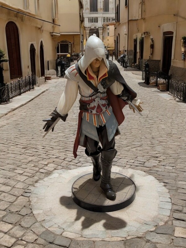 Figure - Figurine - Ezio Auditore - Assassin'S Creed -2009 Ubisoft Entertainment