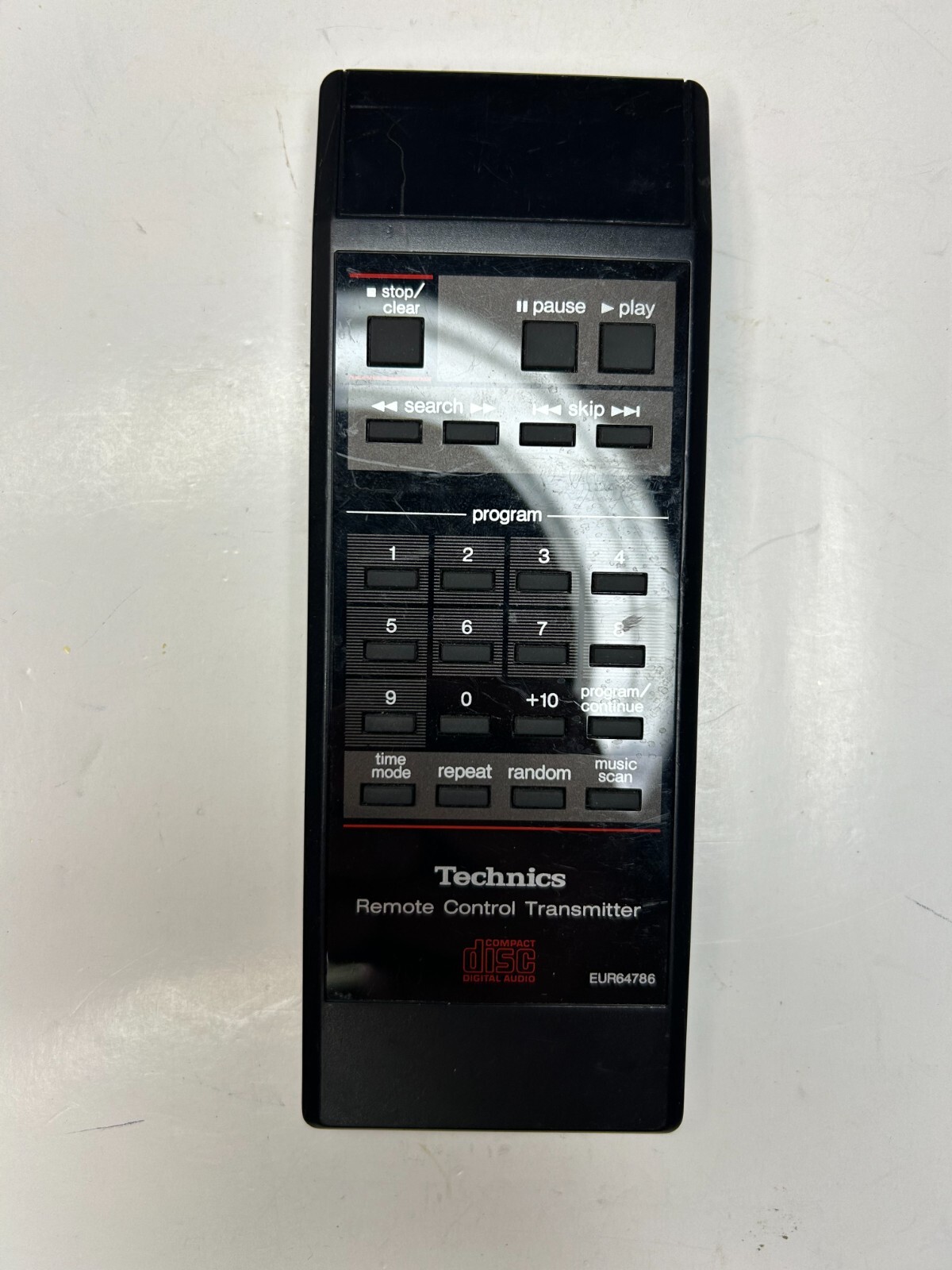 Technics EUR64786 Remote Control, OEM for SLP230 SLP230KM