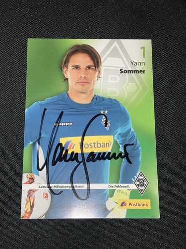 Yann Sommer Official Hand Signed Borussia Mönchengladbach