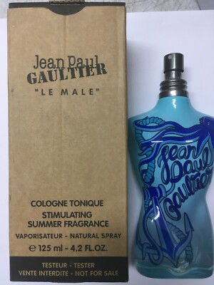 Jean Paul Gaultier Le Male 2014 Stimulating Summer Fragrance spray 4.2 Oz TT